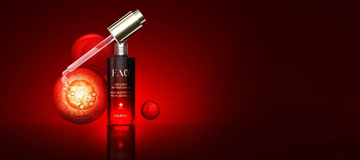 FAQ red light peptide serum